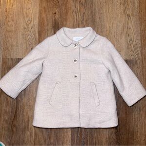Zara Kids Light Beige Pea Coat